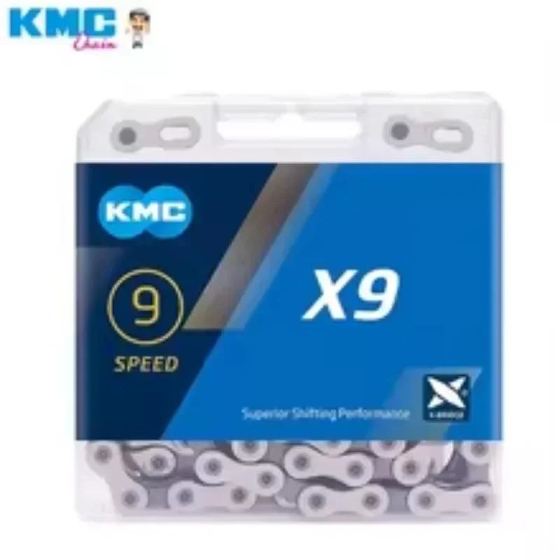 KMC X8 X9 X10 X11 X12 EL SL Cadena de bicicleta de carretera/MTB 8v 9v 10v 11v 12v 118L 126LB cadena de bicicleta con enlace rápido para SHIMANO SRAM: YELLOW