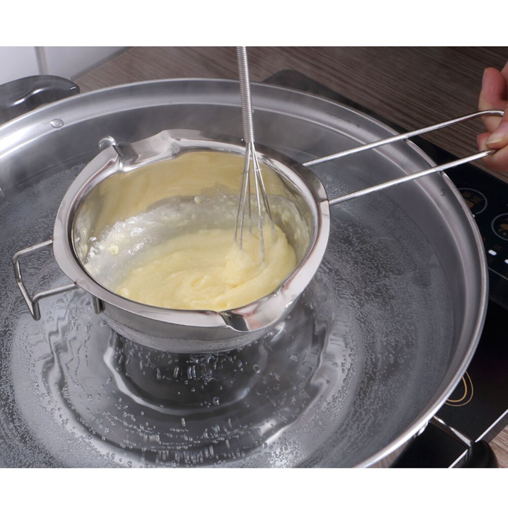 Rustfrit stål chokoladeost smeltedigel pan fondant skål diy opvarmning bageværktøj køkkenartikler til hjemmet diy køkkengrej