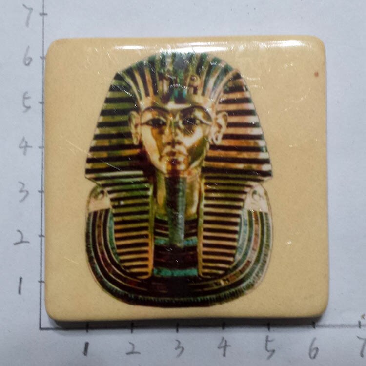 Egyptiske indretningsmagneter til kunsthåndværk 3d harpiks egypten turist køleskabsmagnet souvenir køkkentilbehør dekoration hjem: 6