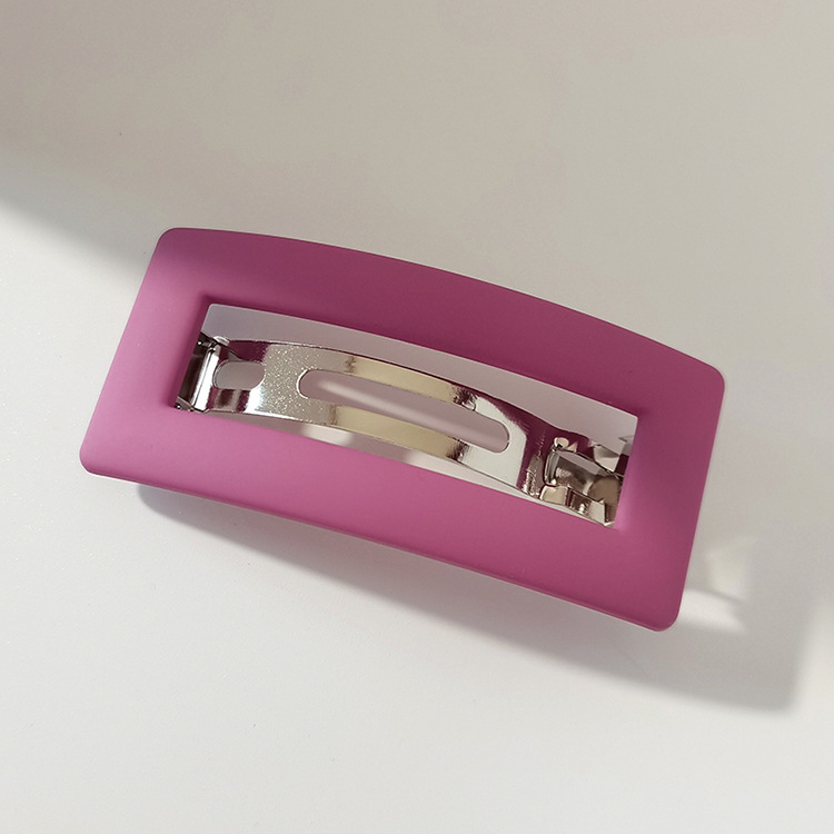 Koreaanse Matte Snap Haar Clips Elegante Haarspelden Paardenstaart Houder Haar Klauw Voor Vrouwen Meisjes Haarspelden Mode Haaraccessoires: 3