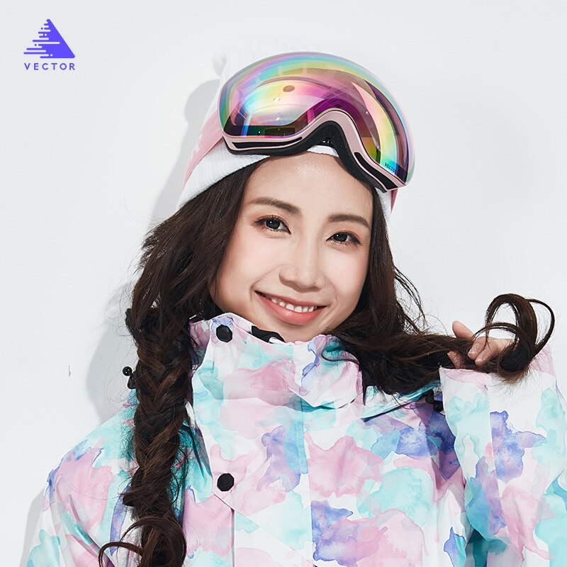 Skibrillen voor dames, skibrillen voor heren, sneeuwbrillen met 100% uv400 beschermingen, anti-condens, snowboardbrillen, skisportuitrusting