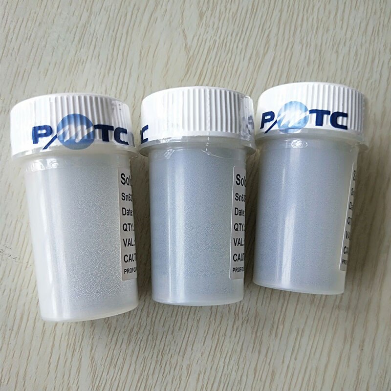 250K PMTC Leaded Solder Ball 0.2/0.25/0.3 /0.35/0.4/0.45/0.5/0.55/0.6/0.65/0.7mm BGA Realling Motherboard Soldering Tools