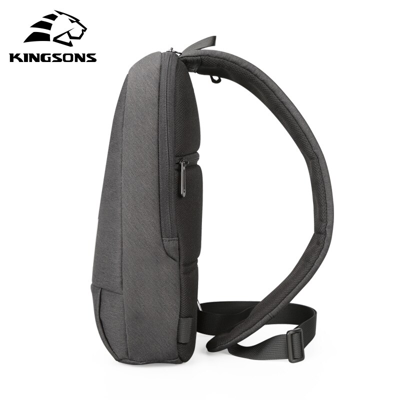 Kingsons Male Shoulder Bags Crossbody Bags Men Anti Theft Chest Bag School Summer Short Trip Messengers Bag