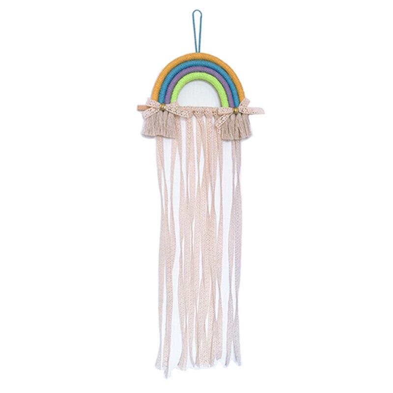 Ins Handgemaakte Decoratie Diy Macrame Opknoping Wandtapijten Regenboog Photo Props Home Decor Nursery Decor Nordic Kinderkamer: S10