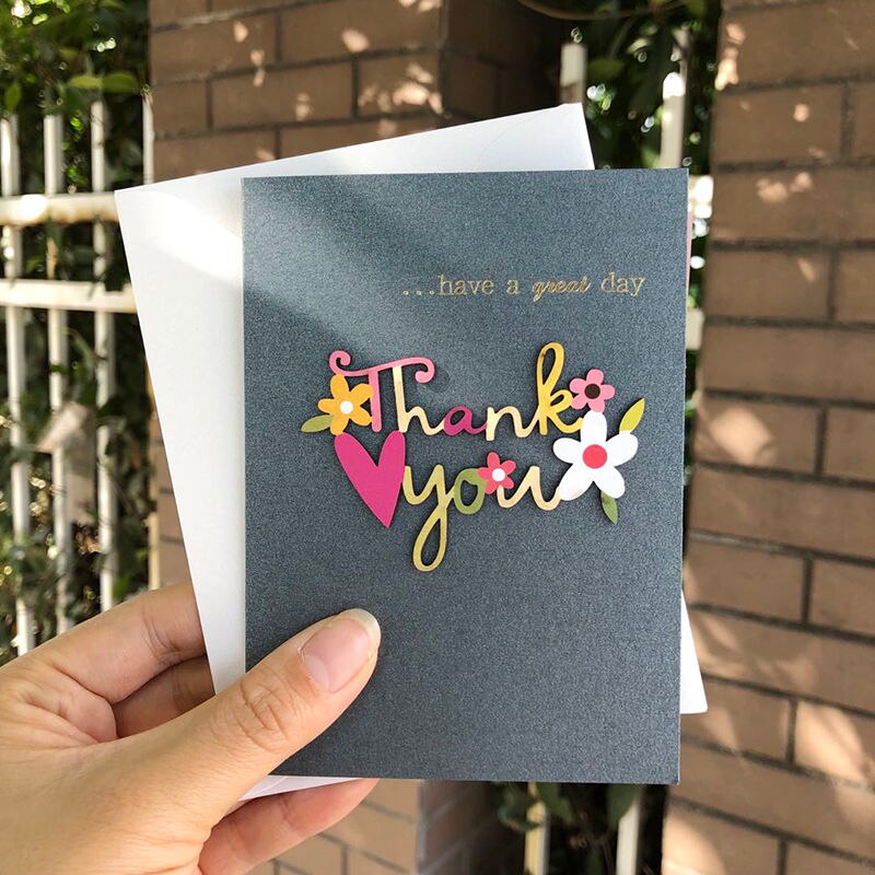 Thanksgiving day card 3D greeting cards with envelope party card birthday for Mom and dad: C