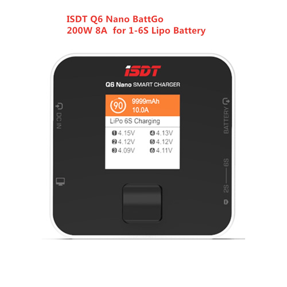 ISDT Q6 Pro BattGo 300W 14A Pocket Lipo Battery Balance Charger Smart Digitale Lipo Lader Voor RC Modellen RC batterij