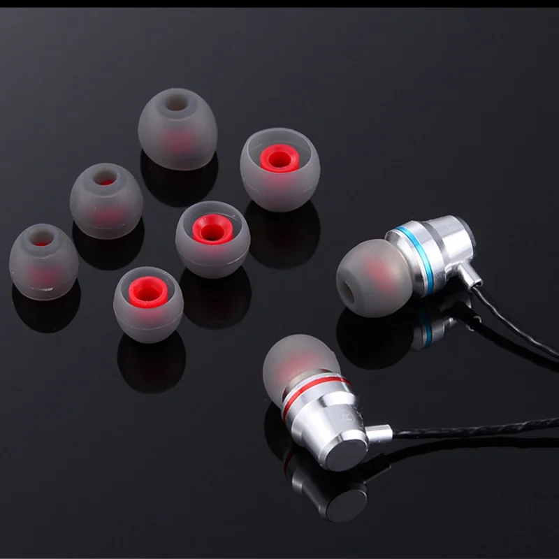 Almohadillas de silicona para auriculares, accesorios para auriculares pequeños, 3/1 pares