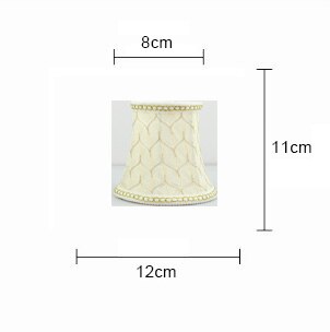 Glas kristallkrona ljus lampskärmar, tyg lampskärmar, mini vägg lampskärm, clip on