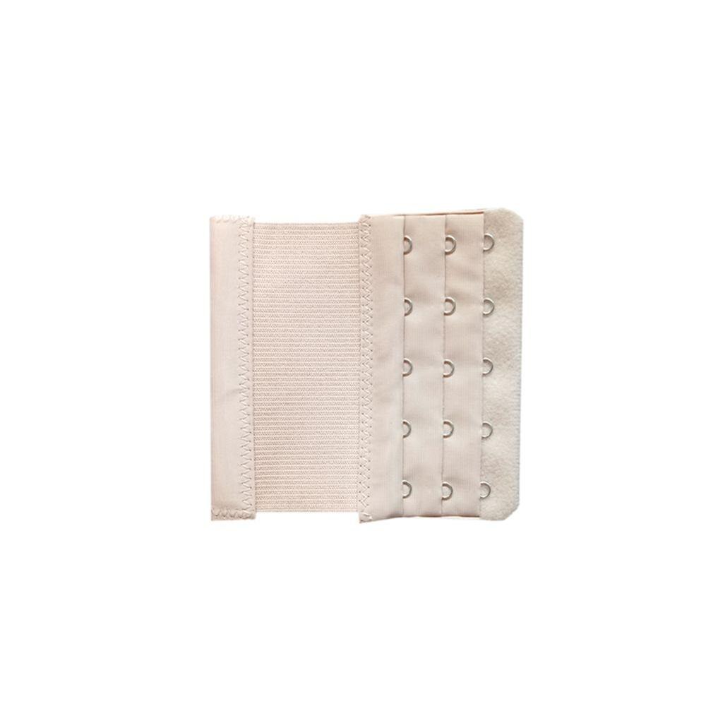 Women Bra Strap Extender 3 Rows 5 Hooks Clasp Strap Sewing Tools Soutien Gorge Invisible Intimates Accessorie W4: Apricot