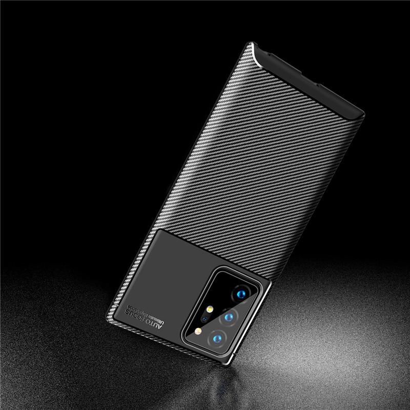 Carbon Fiber Case For Samsung Galaxy Note 20 Ultra Case S20 Plus Cover Soft Back Bumper For Samsung Galaxy Note 20 S20 Funda