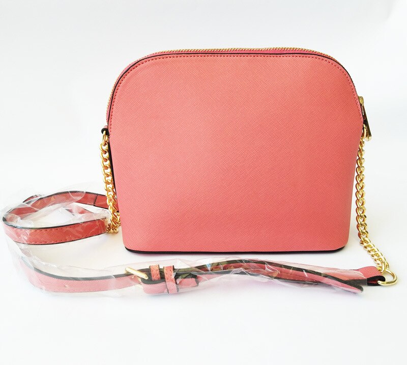 Multicolor vintage shell taske kortfattet kæde skuldertaske crossbody taske håndtaske pu til kvinder og piger lav vedligeholdelse