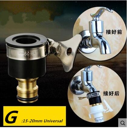 Universal 15mm-25mm vandhane adapter 6/4 point vandhane trim cover vandrenser adapter vvs tilbehør: G