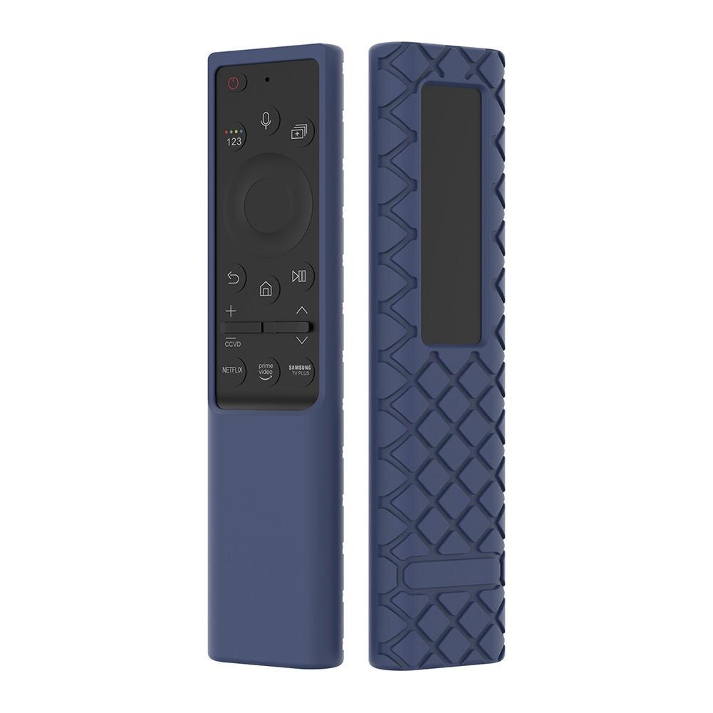 Silicone Remote Control Battery Back Cover Waterproof Sleeve Compatible for Samsung Bn59-01363 Bn59-01357: blue