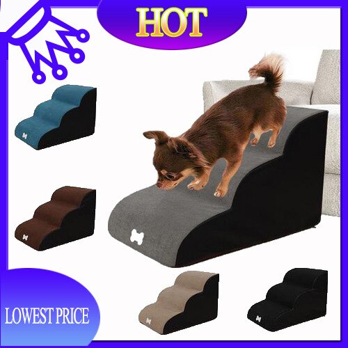 Escalones grandes para interior y exterior para mascotas, escalera para perros, rampa para perros, sofá cama, escalera para perros y gatos