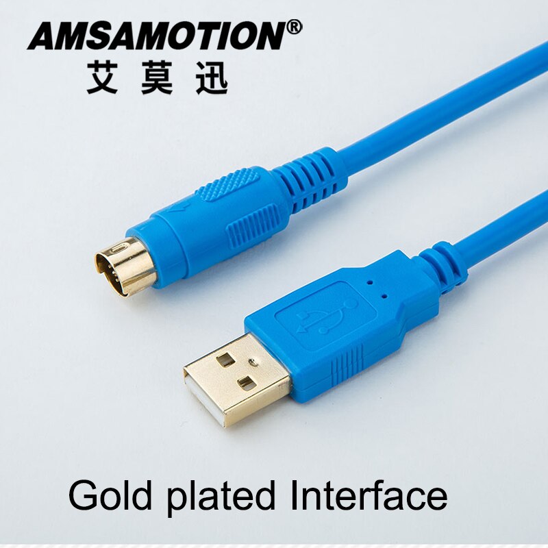 USB-SC09-FX Isolation Programming Cable Suitable For Mitsubishi FX All Series FX2n FX3U FX1N PLC Isolated Adapter