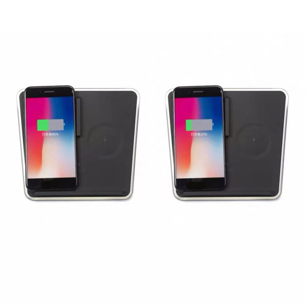 Ladegerät Drahtlose Ladegerät 10W Schnelle Ladung Auto Schwarz ABS Für Tesla model3