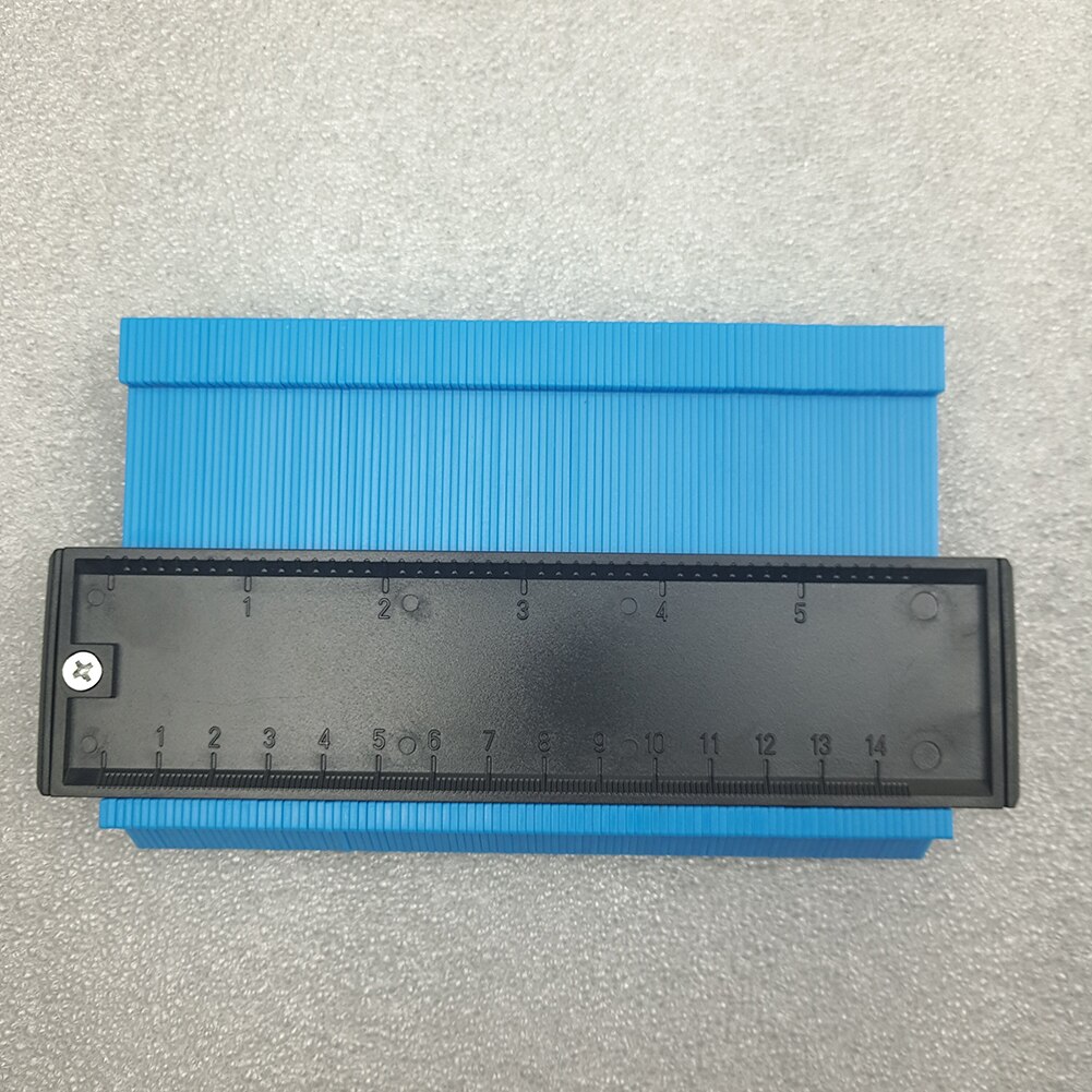 Plastic Contour Gauge Template Tiling Skirting Laminate Profile Woodwork Ruler Measurement Height Limit Gauge Tools