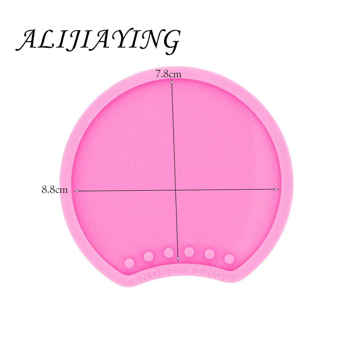 Moldes brillantes para orejas de ratón DIY, moldes de silicona para diadema, resina de arcilla, DY0381: DY0333 Pink