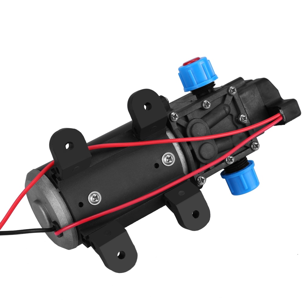 8L/Min Diaphragm Water Pump High Pressure Diaphragm Self Priming Water Pump 12V DC 100W 160Psi for Wash