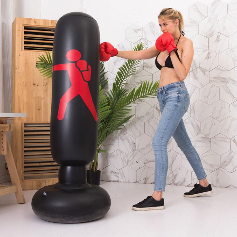 Boksen Bokszak Inflatables Mma Training Taekwondo Kids Bokszak Ontluchting Hit Boksen Bag Stand Gewicht Fitnessapparatuur