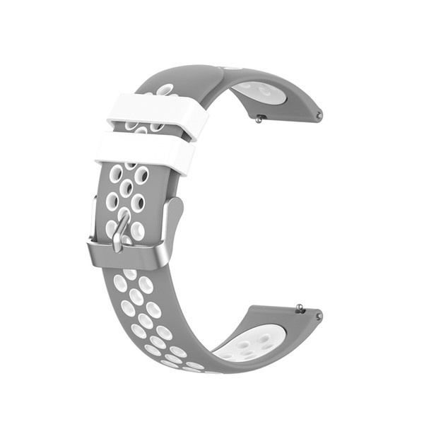 Silikone åndbar urrem til garmin vivoactive 4 4s smart ur armbånd 18mm 22mm armbånd udendørs sport correa: Farve h / 18mm vivoaktiv 4s