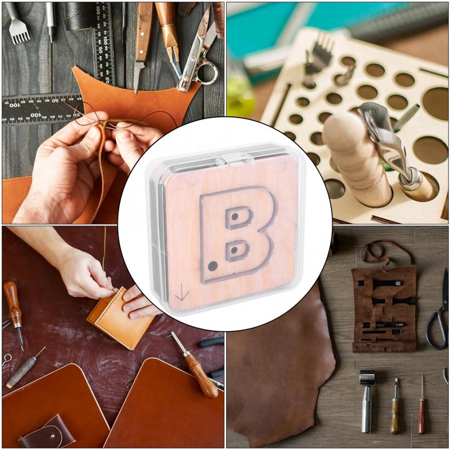 Hole Punching Capital Letter Leather Crafts Punching Tools Hole Puncher DIY Cutting Dies Mould Desktop Punching