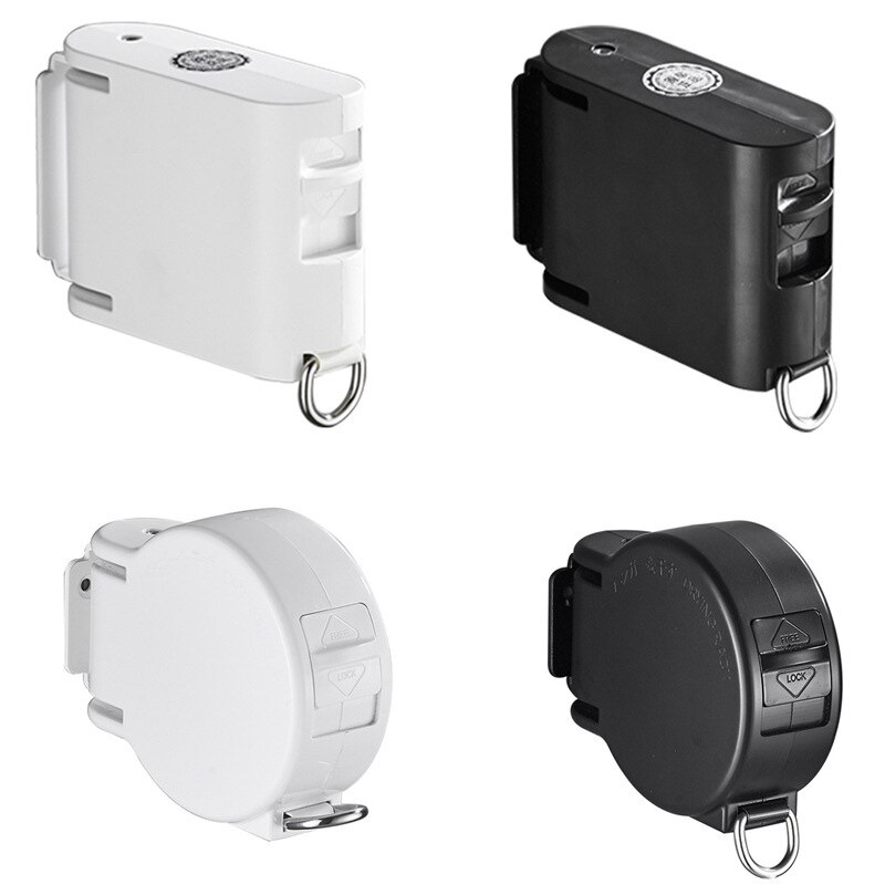 Indoor Outdoor Retractable Laundry Clothesline Wall Hanging Stretch Washing Clothes Line Shrinking Balcony Invisible Line