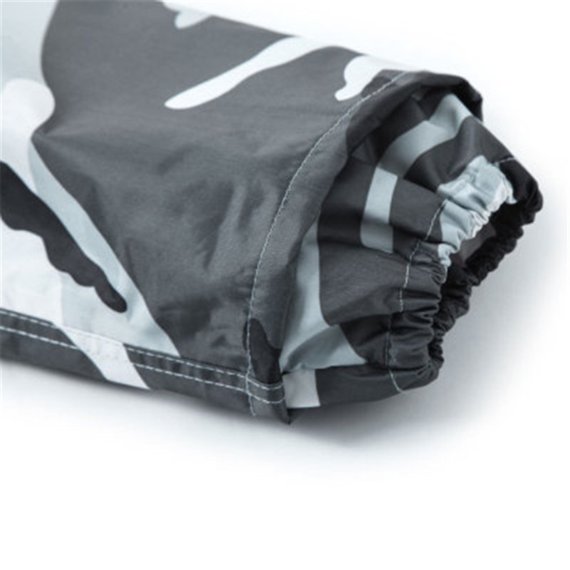 Uigennemtrængelig polyester voksen regnfrakke camouflage mænd kvinder regnfrakke universal udendørs vandtæt fiskeri regntøj regnjakke