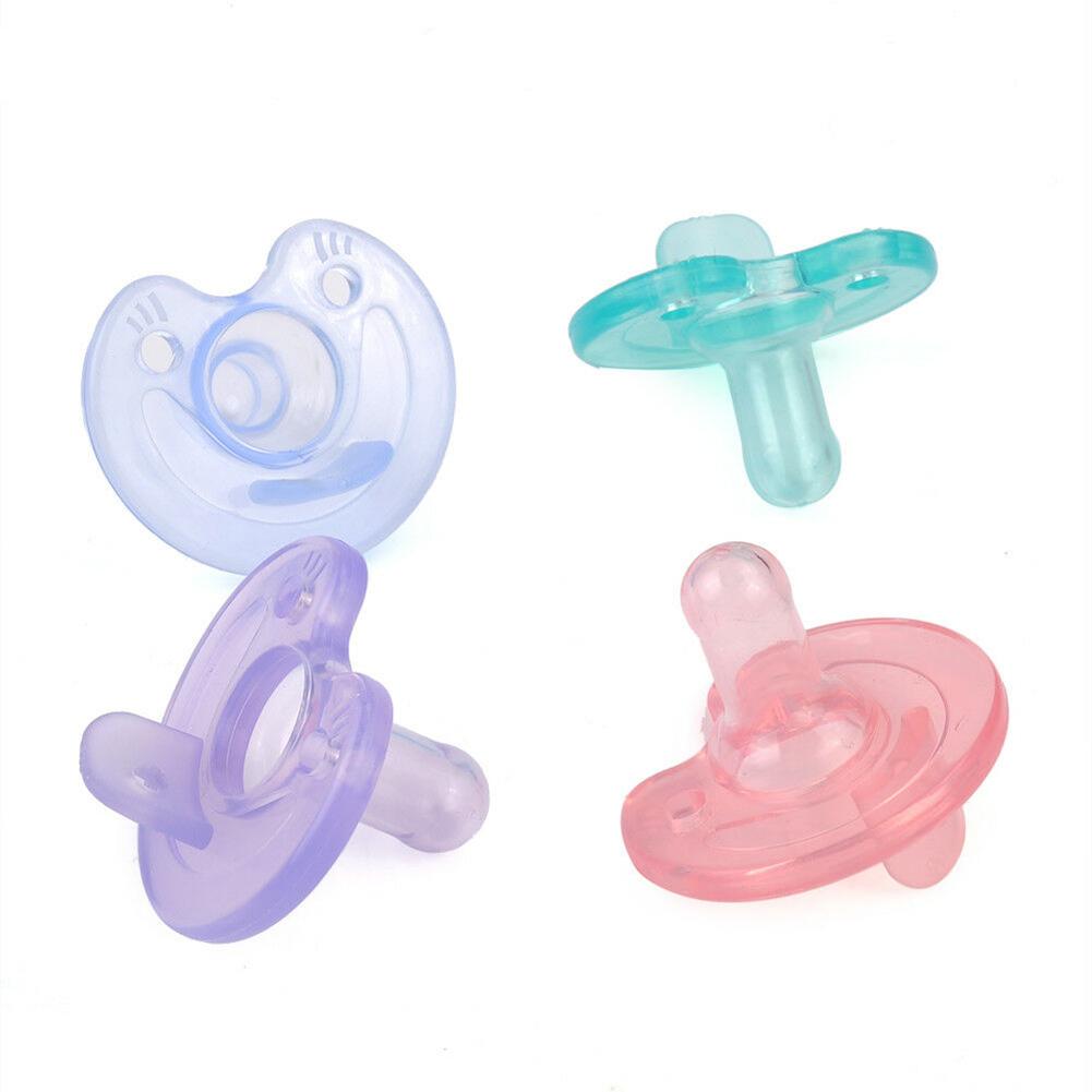 Chupete de silicona suave para bebés recién nacidos, chupete redondo de ortodoncia, chupete de silicona, Pulgar, Boca de juego