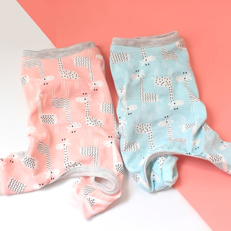 Bonito pequenos cães pijamas para cães de estimação gato roupas de algodão filhote de cachorro macacão para cachorro casaco chihuahua pomeranian cães imprimir roupas