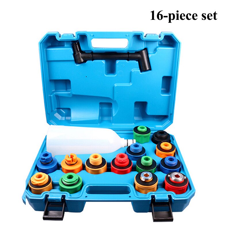 Car oil filling kit/adding oil/oil changing tool/car engine oil changing/refueling funnel/8 piece set/10 piece set/16 piece set: 16 piece