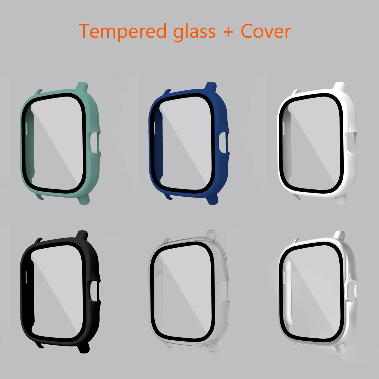Tempered Glass Screen Protector Case For Xiaomi Huami Amazfit GTS 2 Cover Full Protection PC Shell For Amazfit GTS2 Cases