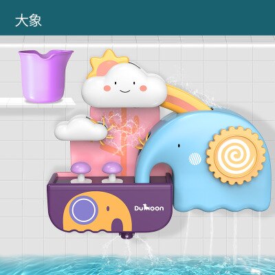 Leuke Bad Speelgoed Pijplijn Water Spuiten Douche Game Olifant Bad Baby Speelgoed Voor Kinderen Zwemmen Badkamer Baden Douche Speelgoed: 02