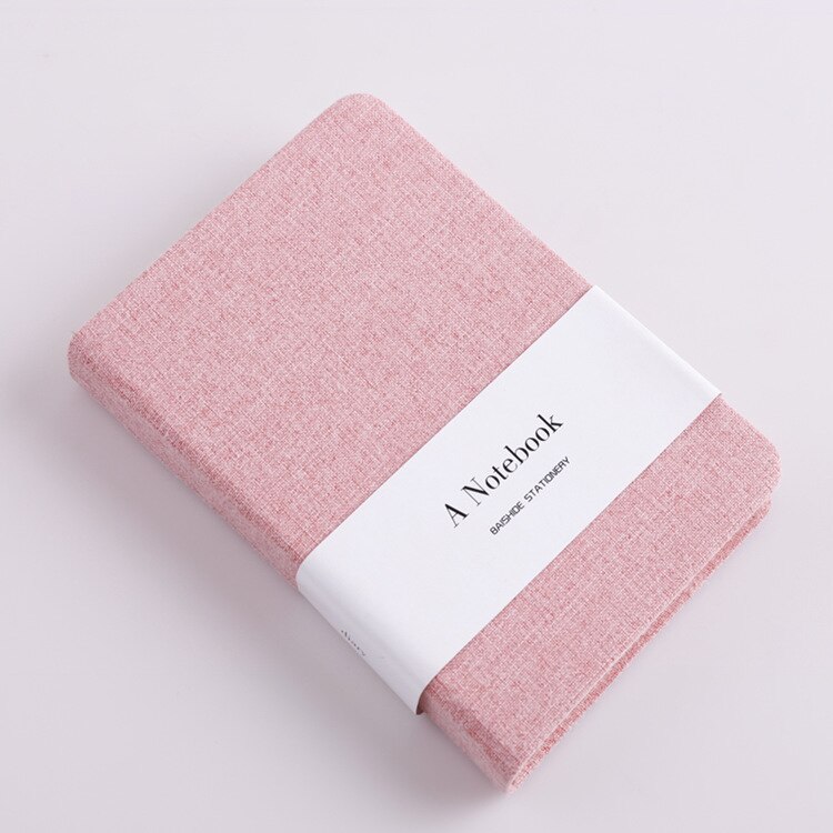 Line and Blank Notebook Diary Hand Book Ruled Plain Blank Journal Notebooks Writing Pads: Pink / 135x185mm