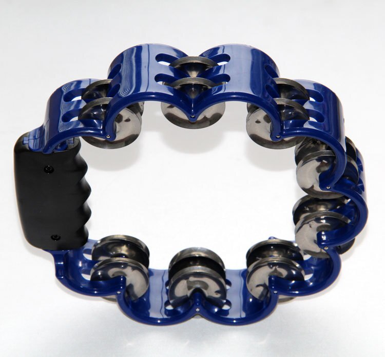 Alice Blue ATB001 Handheld Musical Instruments WITH METAL JINGLES Tambourine most comfortable and unique