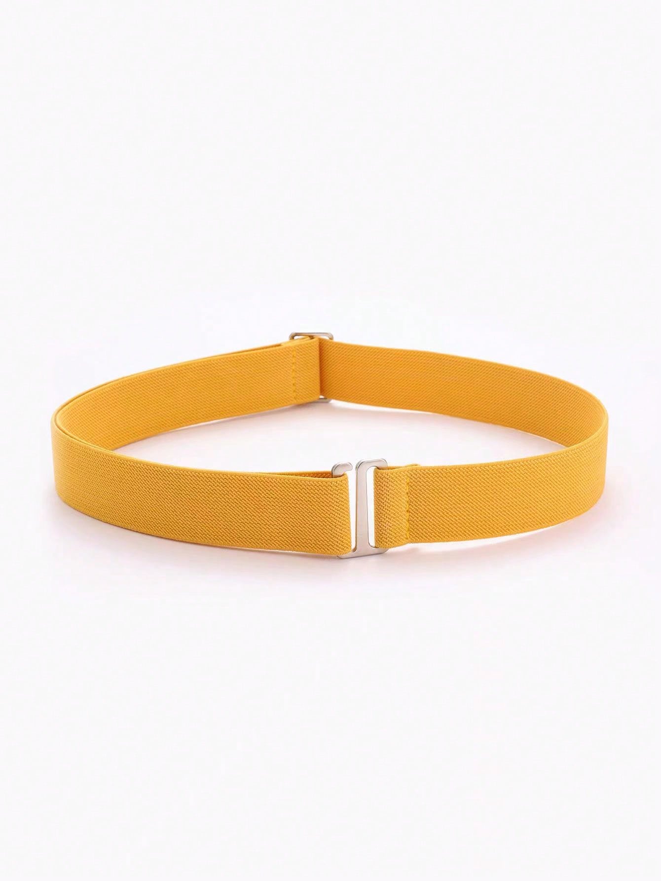 1pc elastische, comfortabele en verstelbare antislipbroekriem voor dames, past op de meeste maten: Lemon yellow