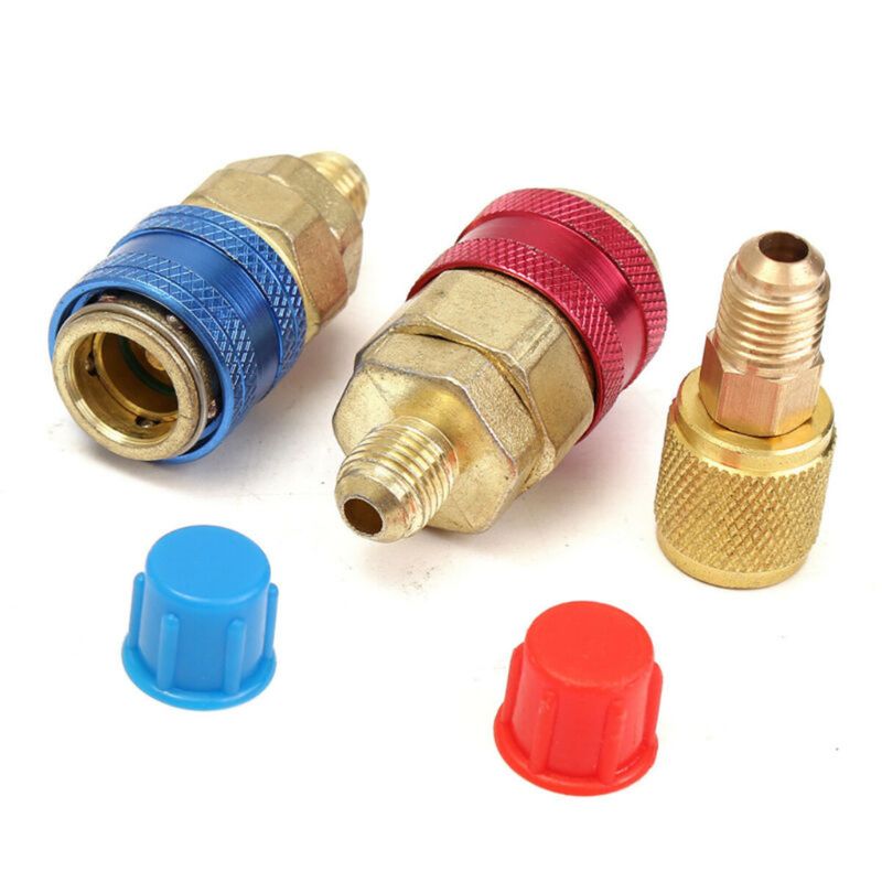 Juego de manómetro para refrigerante, herramientas de aire acondicionado + prueba de refrigeración, de carga, para refrigeración de aire acondicionado