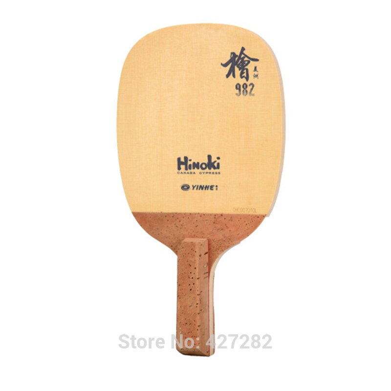 Yinhe – authentique raquette japonaise de tennis de table, modèle milkway Galaxy 982, Hinoki, penhold, one cypress