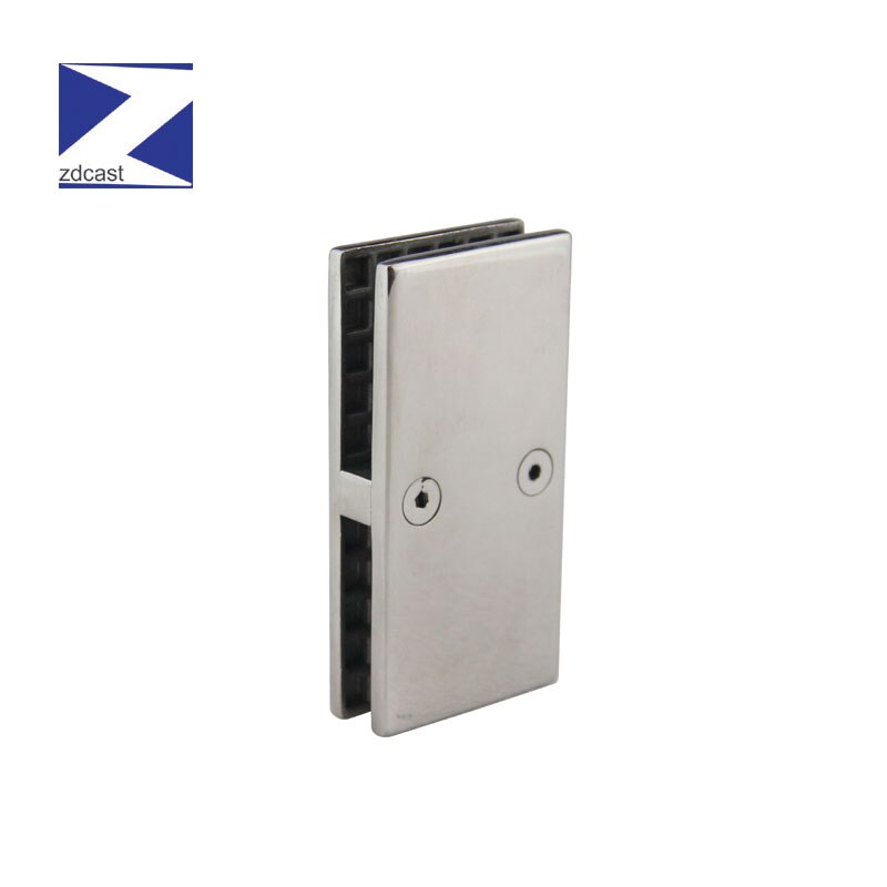 ZD SS Frameless Piscina Recinzione 180 Gradi di Vetro Di Vetro Piatto Morsetto