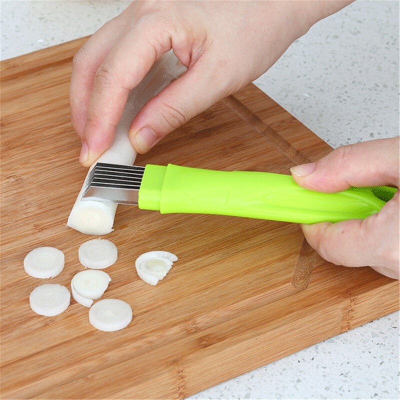 Stainless Steel Green Onion Slicer Shredder Cutter Vegetable Scallion Shred Cut Tool For kitchen tools gadgets