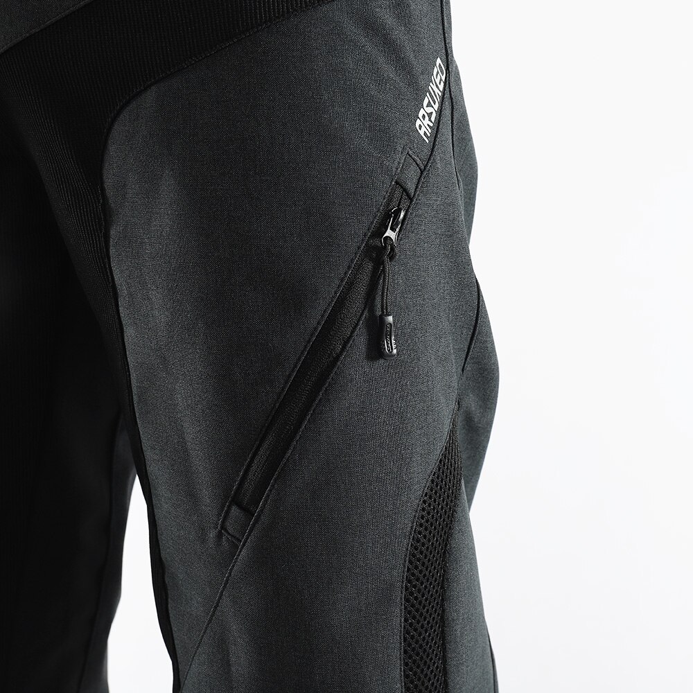 Arsuxeo short de cyclisme pour homme, résistant à l'usure, pour sports de plein air, descente, vtt, vélo de montagne, résistant à l'eau, réfléchissant 1802