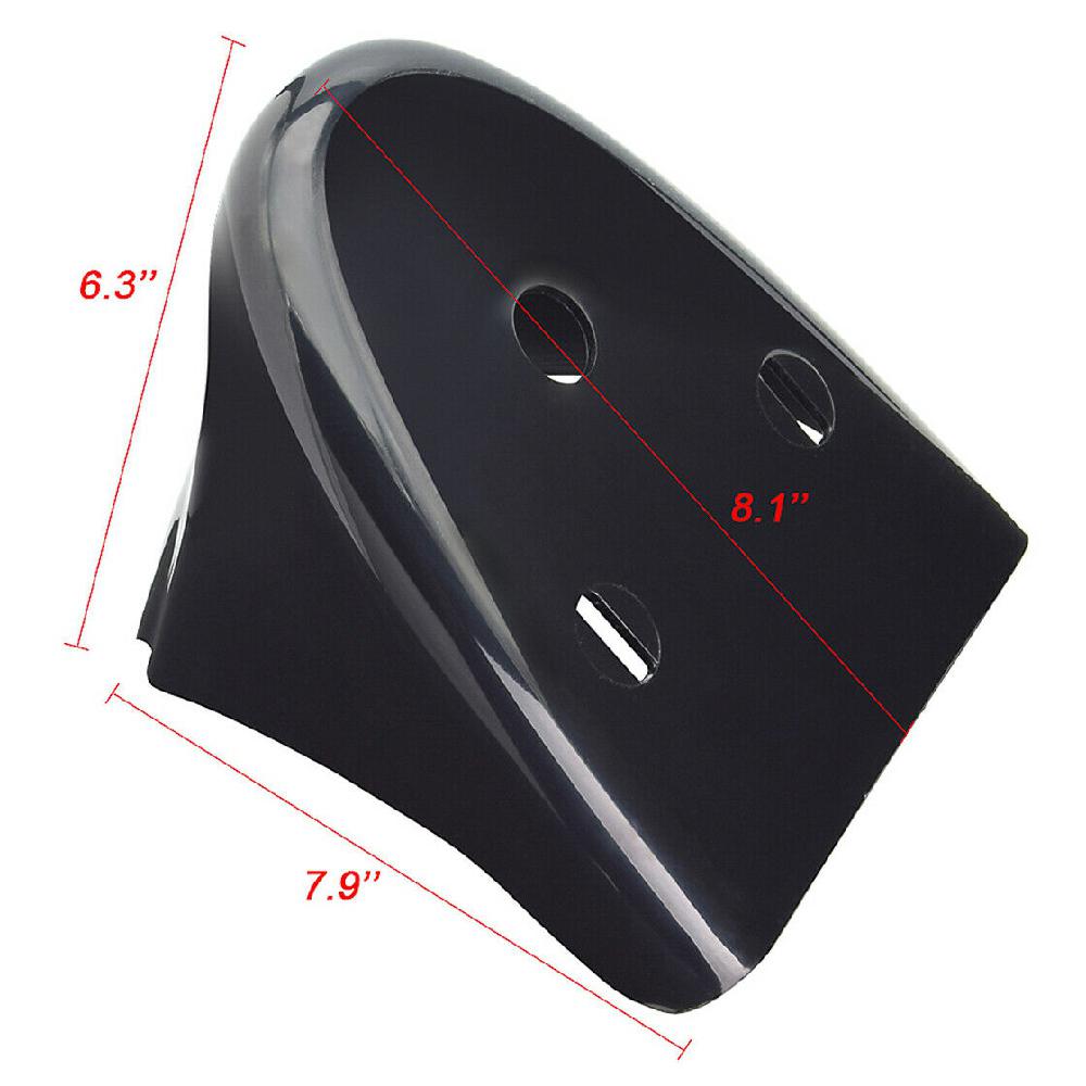 Harley front blank sortere spoiler deksel front spoiler hake fairing passform til harley sportster  xl1200 jern 883 2004