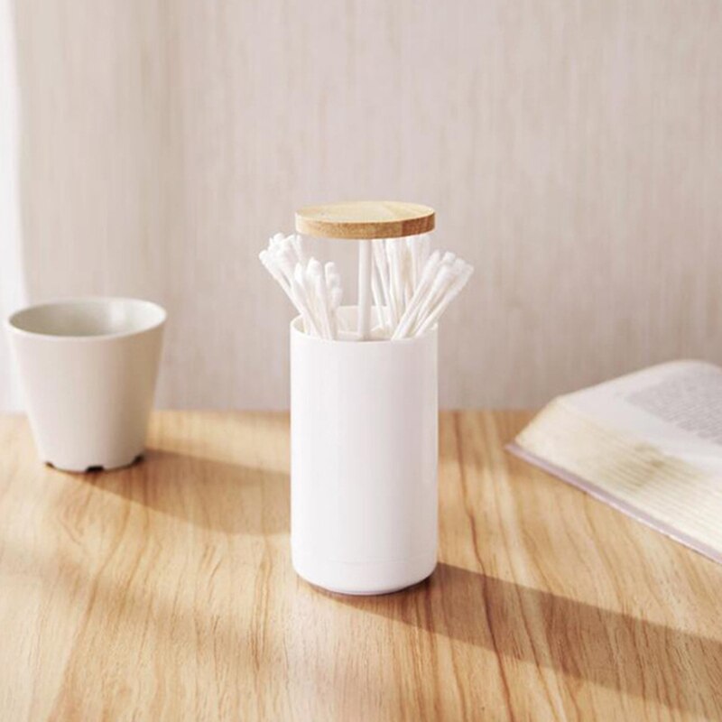 Automatic Toothpick Holders Plastic Toothpick Stand Box Storage Holders Cotton Swab Toothpick Storage Box