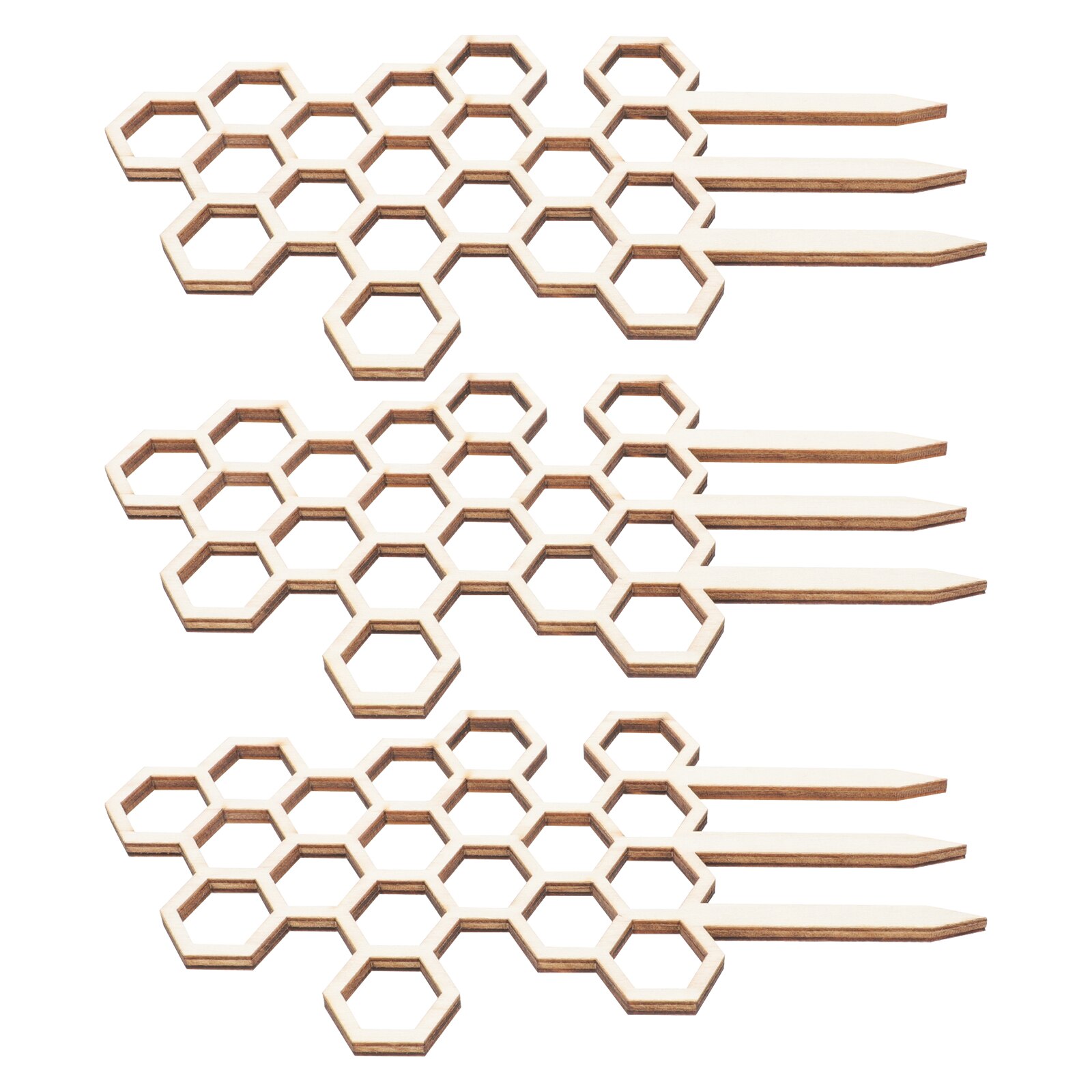 3pcs Plant Flower Trellis Honeycomb Garden Trellis Vine Climbing Support Rack