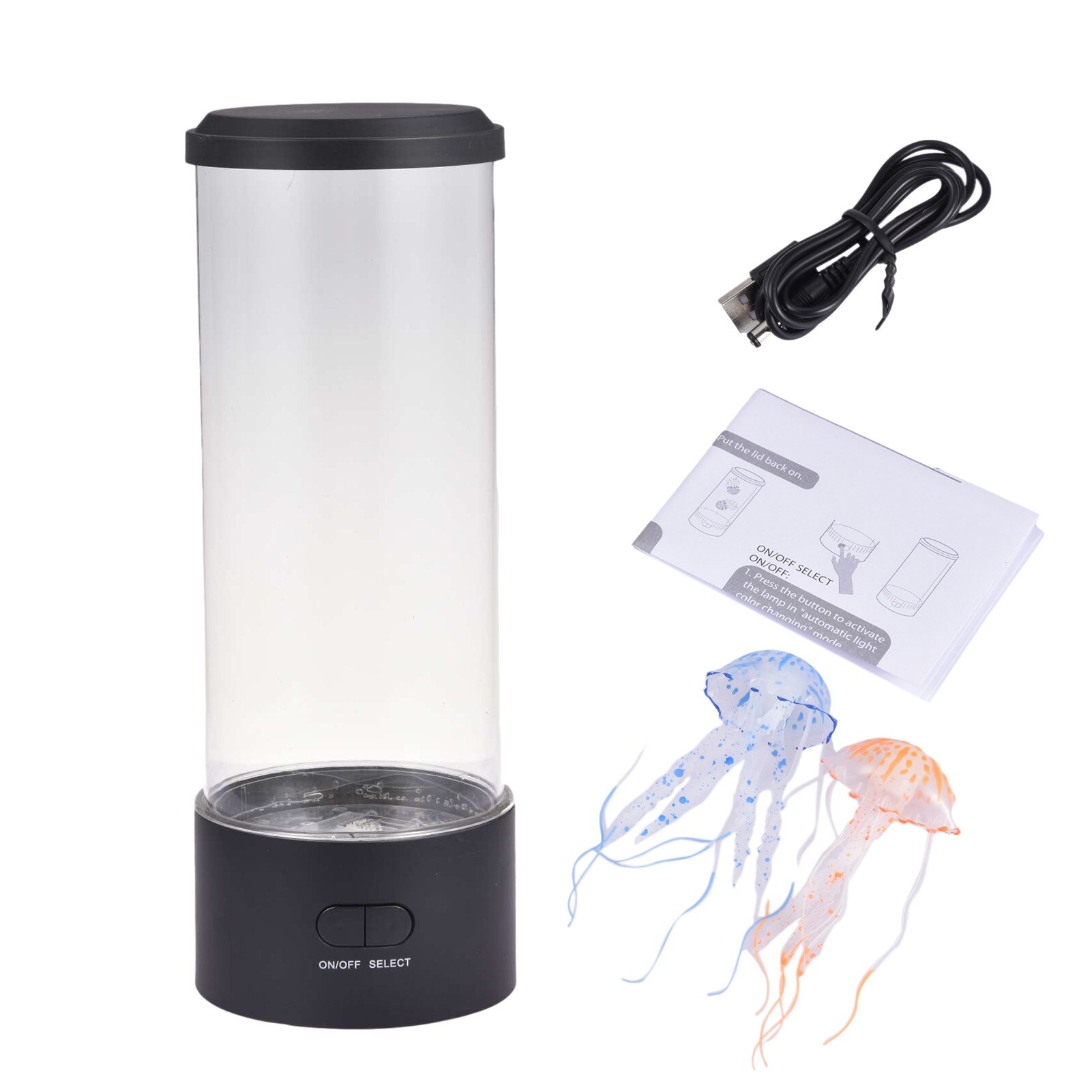 LED Fantasie Quallen Lampe USB Energie/Batterie angetrieben Farbwechsel Quallen Aquarium LED Lampe Entspannende Stimmung Nacht Licht