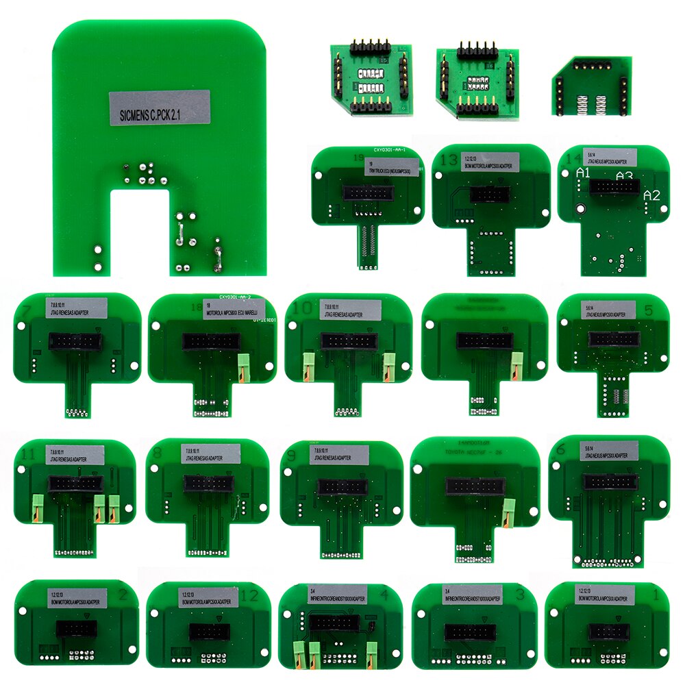 22 sztuk BDM sondy adaptery rampa ECU dla BDM100 / CMD100 / FGTECH V54 rama doprowadziło BDM pełny zestaw BDM100 ECU programista