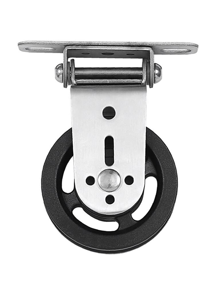 Zauberstab-montiert Fitnessstudio Startseite Rotierenden Stille Rolle DIY Aufzug Kabel System Anhänge Edelstahl stumm schwenken Lagerbier Rad