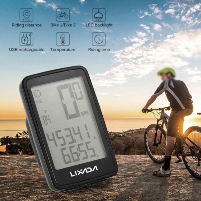 Smart GPS Cycle Computer BT ANT+ Wireless Bike Computer Digital Bike Speedometer IPX7 Accurate Bike Computer w/ Protective Cover: Style 2