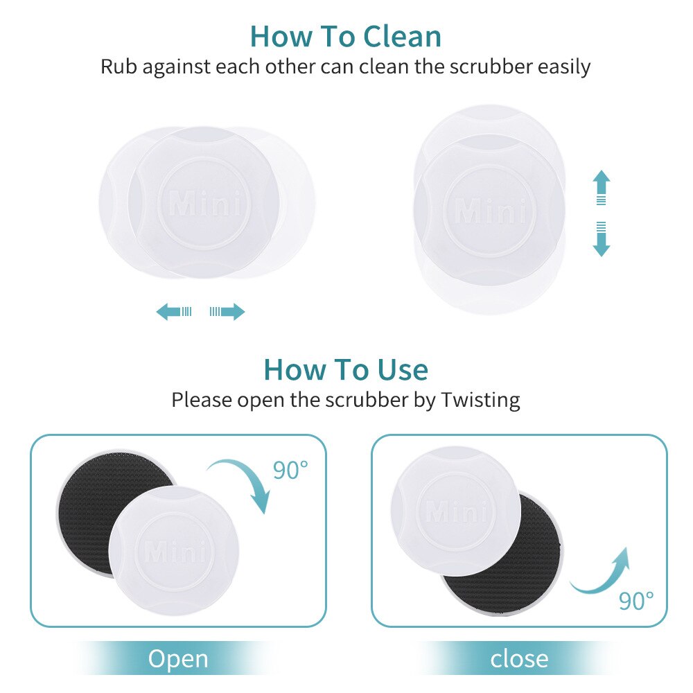 1PCS Aquarium Fish Tank Magnetic Floating Brush Glass Cleaner Washer Tool Window Aquarium Fish Tank Cleaning Tool Magnetic Brush