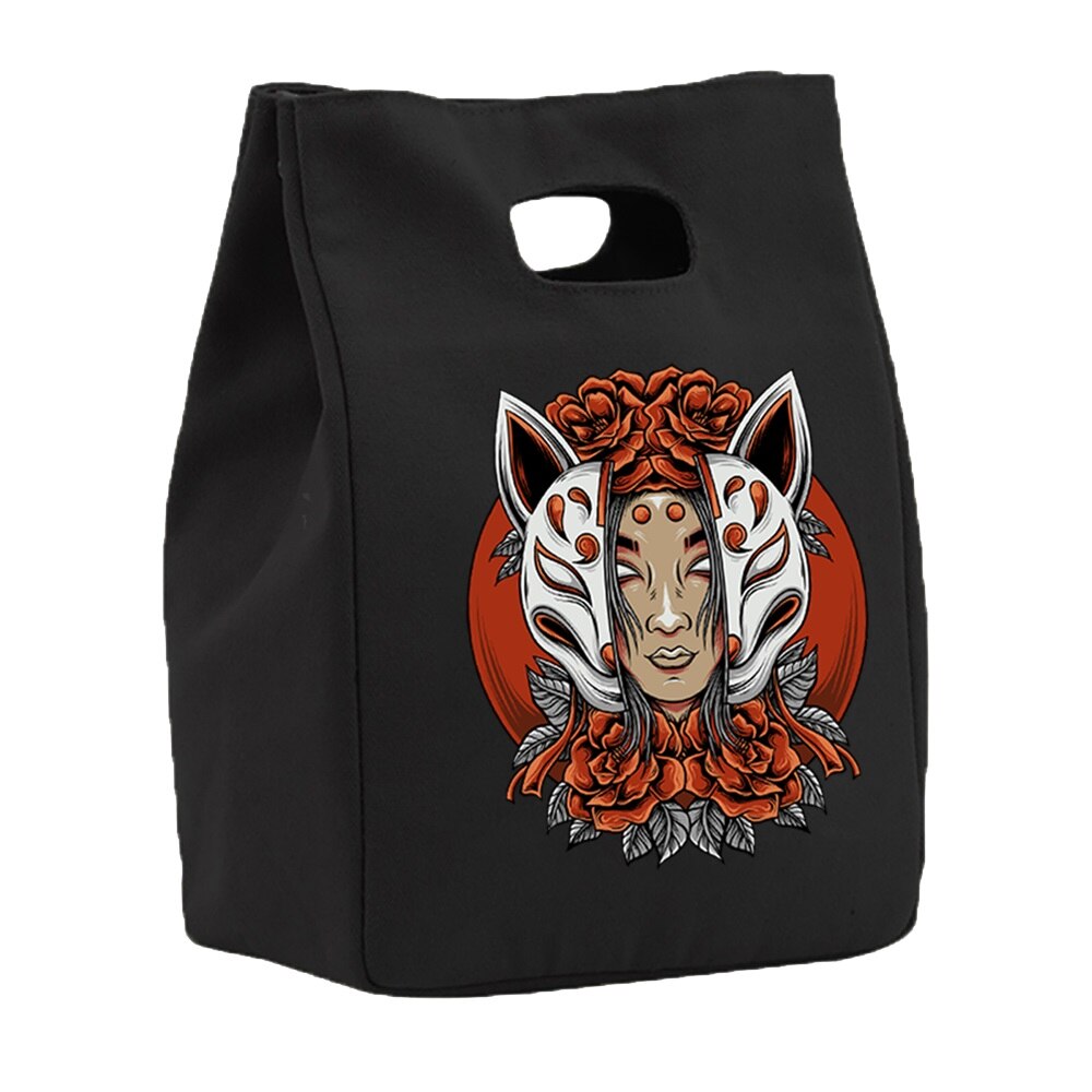 Isolierung Mittagessen Lebensmittel Isolierung Kühler Taschen Magnetische Geschmack Leinwand Tasche Zinn Folie Lebensmittel Taschen Tragbare Multifunktions Drucken Eco Tasche